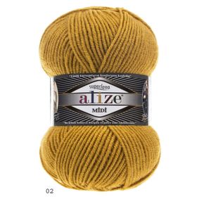 Alize Süperlana Midi 02 100 gr Örgü İplik