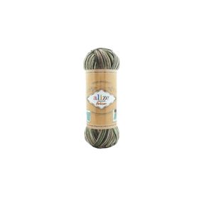 Alize Superwash Artisan 9014 Renkli Örgü İpi