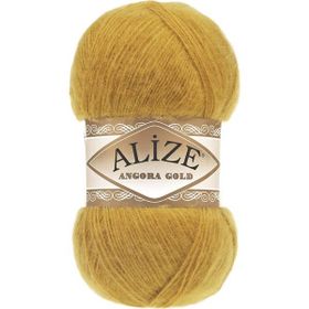 Alize Tek Beden Safran Angora Gold 1 Adet 100 gr El Örgü Ipi