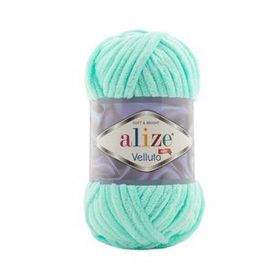 Alize Velluto 19 Açık Mint Yünlü İplik