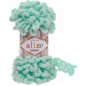 Alize Velluto 19 Açık Mint Yünlü İplik