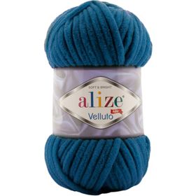 Alize Velluto 646 Mikanos Mavi El Örgü İpi