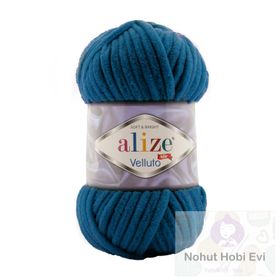Alize Velluto 646 Mikanos Mavi El Örgü İpi