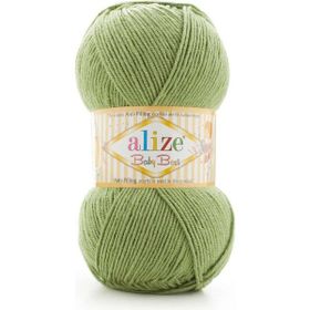 Alize Yeşil 485 Baby Best El Örgü ipi