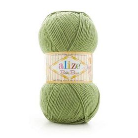 Alize Yeşil 485 Baby Best El Örgü ipi