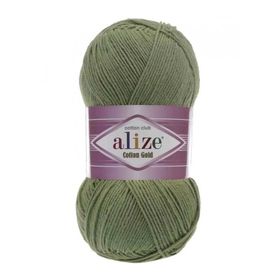 Alize Yeşil 485 Cotton Gold El Örgü İpi
