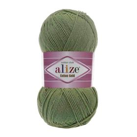 Alize Yeşil 485 Cotton Gold El Örgü İpi