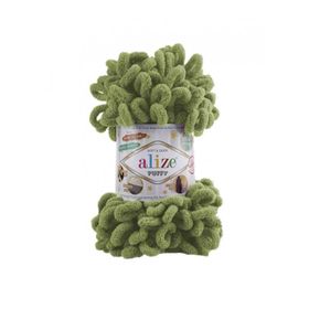 Alize Yeşil 485 Puffy El Örgü İpi