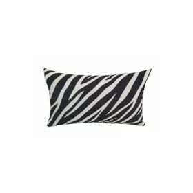Alkan Homes 43 x 43 cm - Renkli Kırlent Dünyası Dikdörtgen Zebra Desen Dijital Baskılı Kırlent Kılıfı