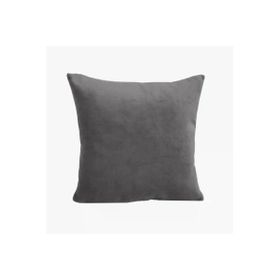 Alkan Homes Çift Taraflı 43X43 cm Antrasit Rengi Kadife Dokulu Yastık Kırlent Kılıfı