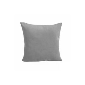 Alkan Homes Çift Taraflı 43X43 cm Gri Rengi Kadife Dokulu Yastık Kırlent Kılıfı