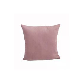 Alkan Homes Çift Taraflı X43x43 cm Pudra Rengi Kadife Dokulu Yastık Kırlent Kılıfı