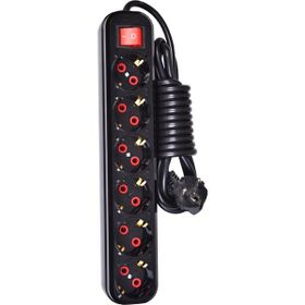 Alkan Smartsocket 6'lı Topraklı Akım Korumalı 3 m Grup Priz