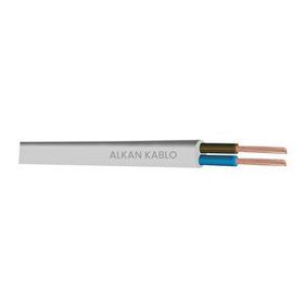 Alkan Ttr 3x2,5 mm Beyaz 25 mt Kablo