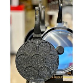 Alkar 28 cm Siyah Döküm Granit Emojili Pankek Tavası