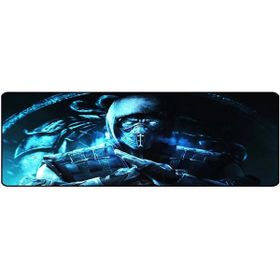 Alkese Subzero Desenli Dikişli Kaydırmaz Tabanlı 70x30 cm Renkli Oyuncu Mouse Pad