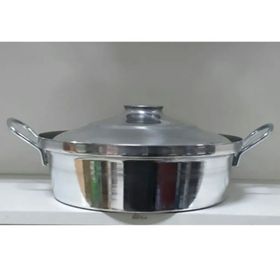 Alkor 32 cm Alüminyum Basık Pilav Karnıyarık Tenceresi