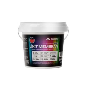 Alkoru 1 kg Kırmızı Likit Membran Renkli Reçine Esaslı Sıvı Su Yalıtım Malzemesi