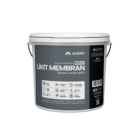 Alkoru Bitüm 1K Likit Membran Kauçuk ve Elyaf Katkılı 13 kg Sıvı Su Yalıtım Malzemesi