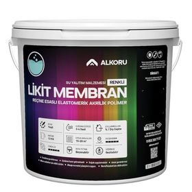Alkoru Yeşil Likit Membran Renkli Reçine Esaslı 13 kg Sıvı Su Yalıtım Malzemesi