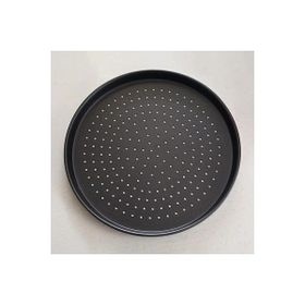 Alkoy Granit Delikli 34 cm Siyah Pizza Tepsisi