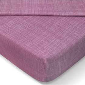 Alla Turca 100x200 cm Gül Kurusu Ranforce Lastikli Çarşaf Seti