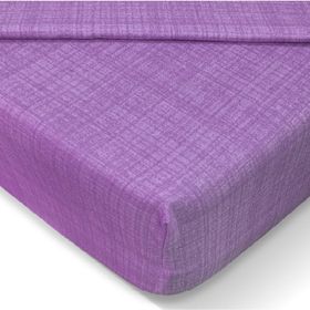 Alla Turca 100x200 cm Mor Ranforce Lastikli Çarşaf Seti