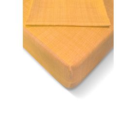 Alla Turca 100x200 cm Sarı Ranforce Lastikli Çarşaf Seti