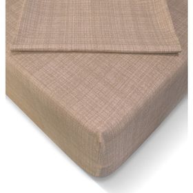 Alla Turca 100x200 cm Sütlü Kahve Ranforce Lastikli Çarşaf Seti