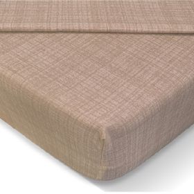 Alla Turca 100x200 cm Sütlü Kahve Ranforce Lastikli Çarşaf Seti