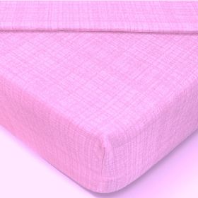 Alla Turca 100x200 cm Toz Pembe Ranforce Lastikli Çarşaf Seti
