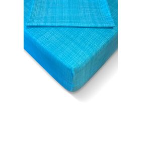 Alla Turca 100x200 cm Turkuaz Ranforce Lastikli Çarşaf Seti