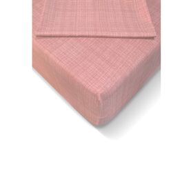 Alla Turca 120x200 cm Pudra Ranforce Lastikli Çarşaf Seti