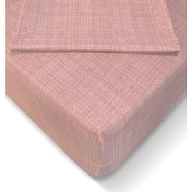Alla Turca 120x200 cm Pudra Ranforce Lastikli Çarşaf Seti