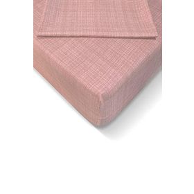 Alla Turca 180x200 cm Pudra Ranforce Lastikli Çarşaf Seti