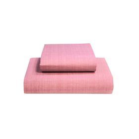 Alla Turca Pembe Ranforce Çift Kişilik Çarşaf Seti