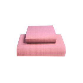 Alla Turca Pembe Ranforce Çift Kişilik Çarşaf Seti