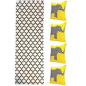 Alla Turca Runner + 4 Kırlent Set