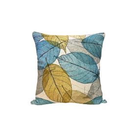 Alla Turca Sonbahar Yaprakları 43x43 cm Dekoratif Kırlent Kılıfı