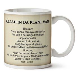 Allah in Da Planı Var Baskılı Kupa