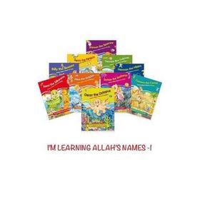 Allahın İsimlerini Öğreniyorum 1 - Set (İngilizce - 10 Kitap)