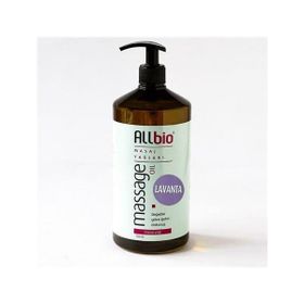 Allbio 1000 ml Lavanta Masaj Yağı