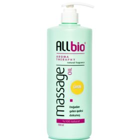 Allbio 1000 ml Limon Aromaterapi Masaj Yağı