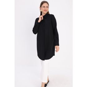 Allday BDX51007K Siyah Kadın Tunik