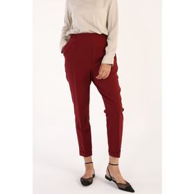 Allday Bordo Cepli Beli Lastikli Pantolon