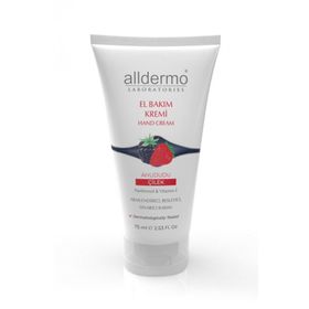 Alldermo 75 ml Ahududu Çilek El Bakım Kremi