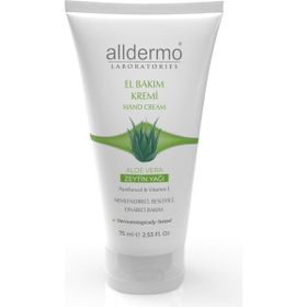 Alldermo 75 ml Aloevera Zeytin Yağlı El Bakım Kremi