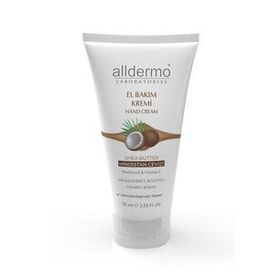 Alldermo 75 ml Shea Butter Hindistan Cevizi El Bakım Kremi