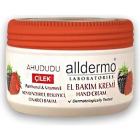 Alldermo Ahududu Çilek 250 ml El Bakım Kremi
