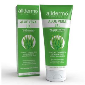 Alldermo Aloe Vera Nemlendirici 200 ml Vücut Bakım Jeli